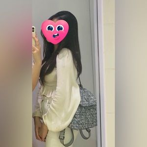 Cream Blouse (square neck) 🤍